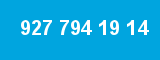 927 794 19 14 927 794 19 14